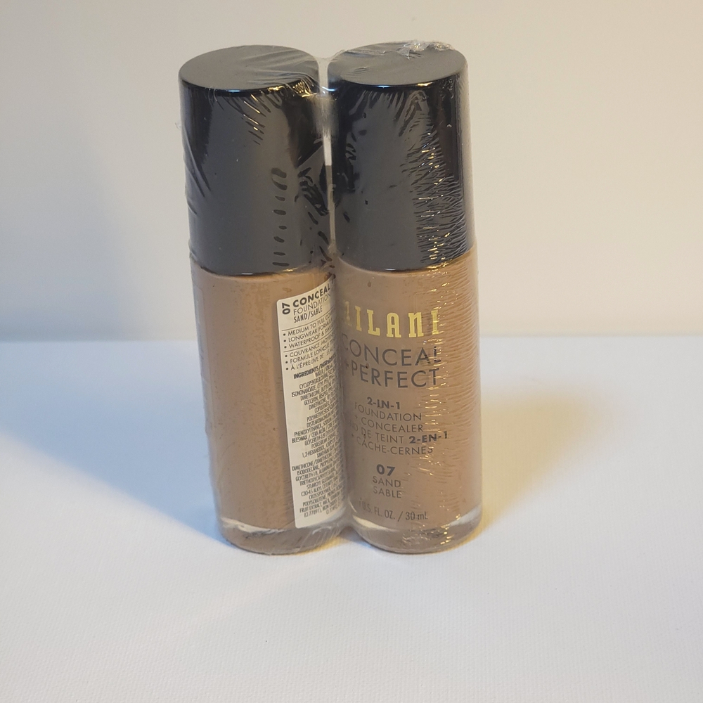 2 pack Milani Conceal + Perfect 2-in-1 Foundation & Concealer - 07 Sand